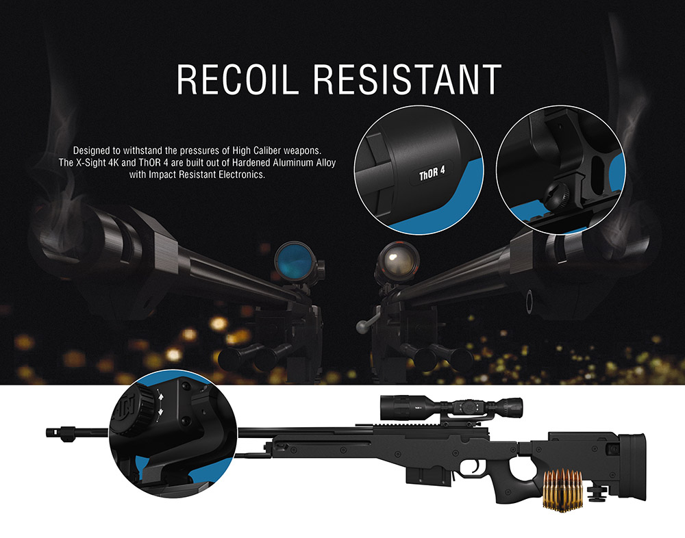 ATN ThOR 4 2x-8x Thermal Rifle Scope